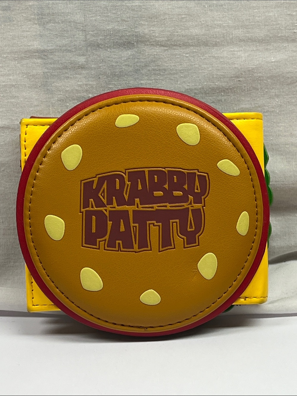 NWOT Krabby Patty Burger Wallet SpongeBob Square Pants